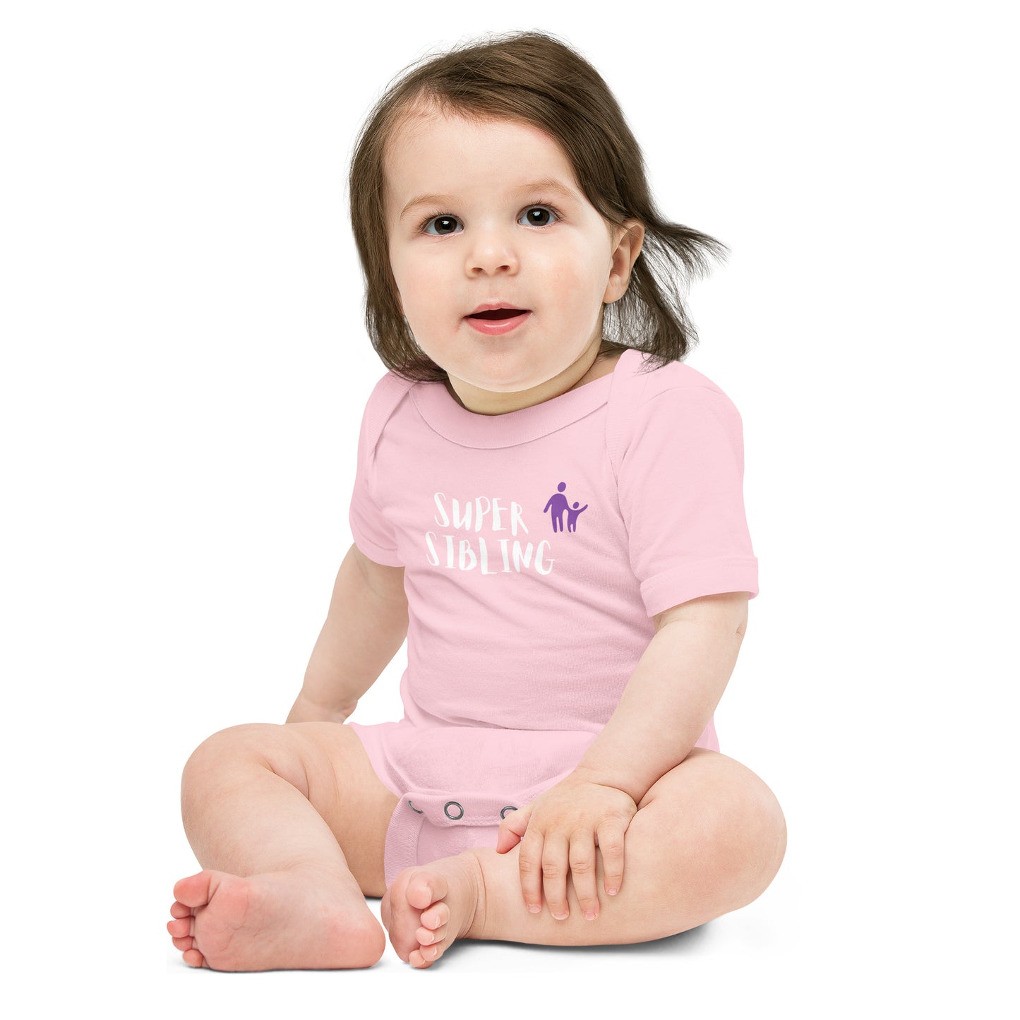Super Sibling Baby short sleeve one piece
