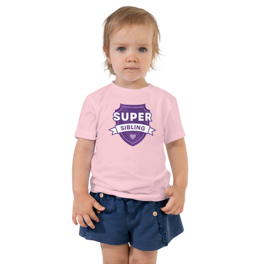Super Sibling Shield Toddler Short Sleeve Tee