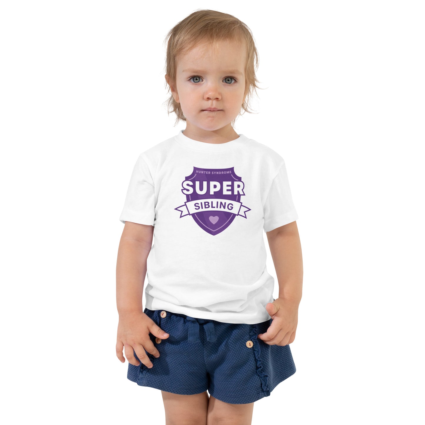 Super Sibling Shield Toddler Short Sleeve Tee