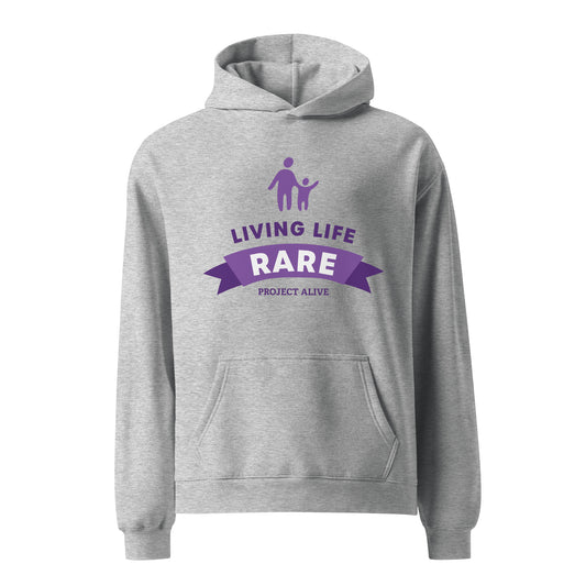 Living Life Rare Banner Unisex oversized hoodie