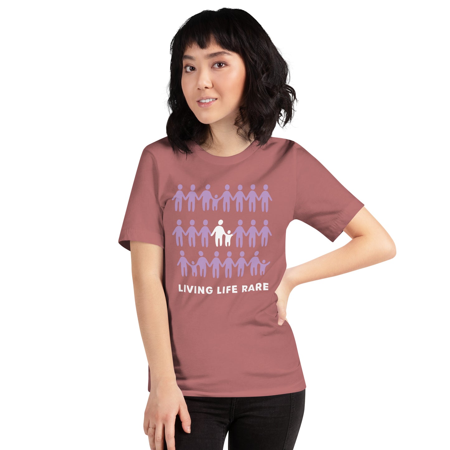 Living Life Rare Dark Unisex t-shirt